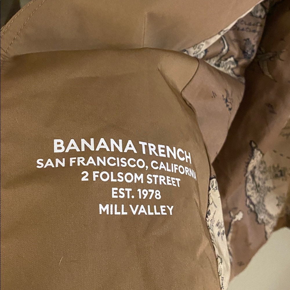 NWOT Banana Republic trench size XL amazing design - Picture 4 of 15